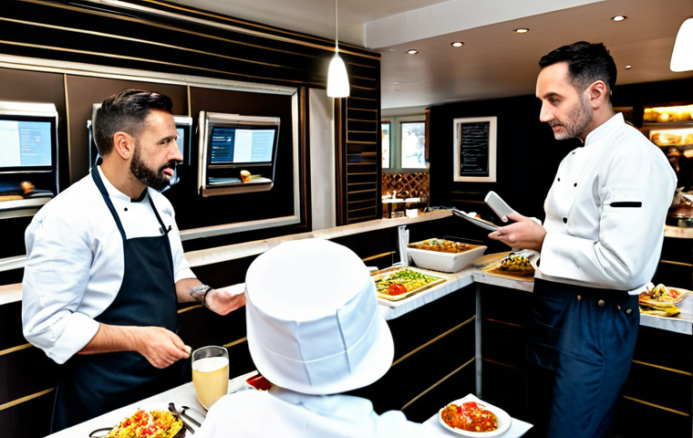 비즈니스 민첩성을 위한 데이터 분석 활용 - Data-Driven Restaurant**
"Interior of a small, bustling Italian restaurant. A chef is reviewing tab...