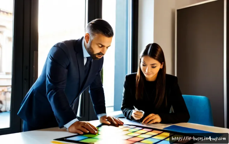 비즈니스 민첩성을 위한 고객 세분화 전략 - Photorealistic modern Italian business team in a bright Milan office, diverse professionals gathered...